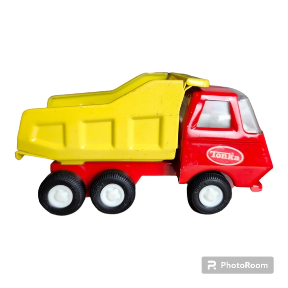 Vintage 1970's Tonka Steel Dump Truck, Open Box Pickup Truck,Cement Mixer - Picture 5 of 16